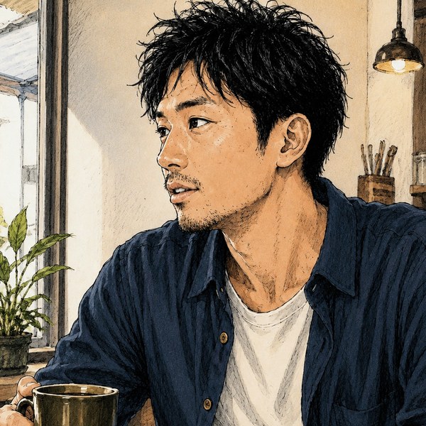 船津 脩平の似顔絵